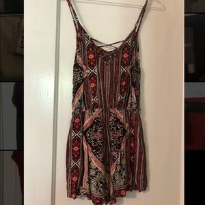 Multicolored romper size Medium